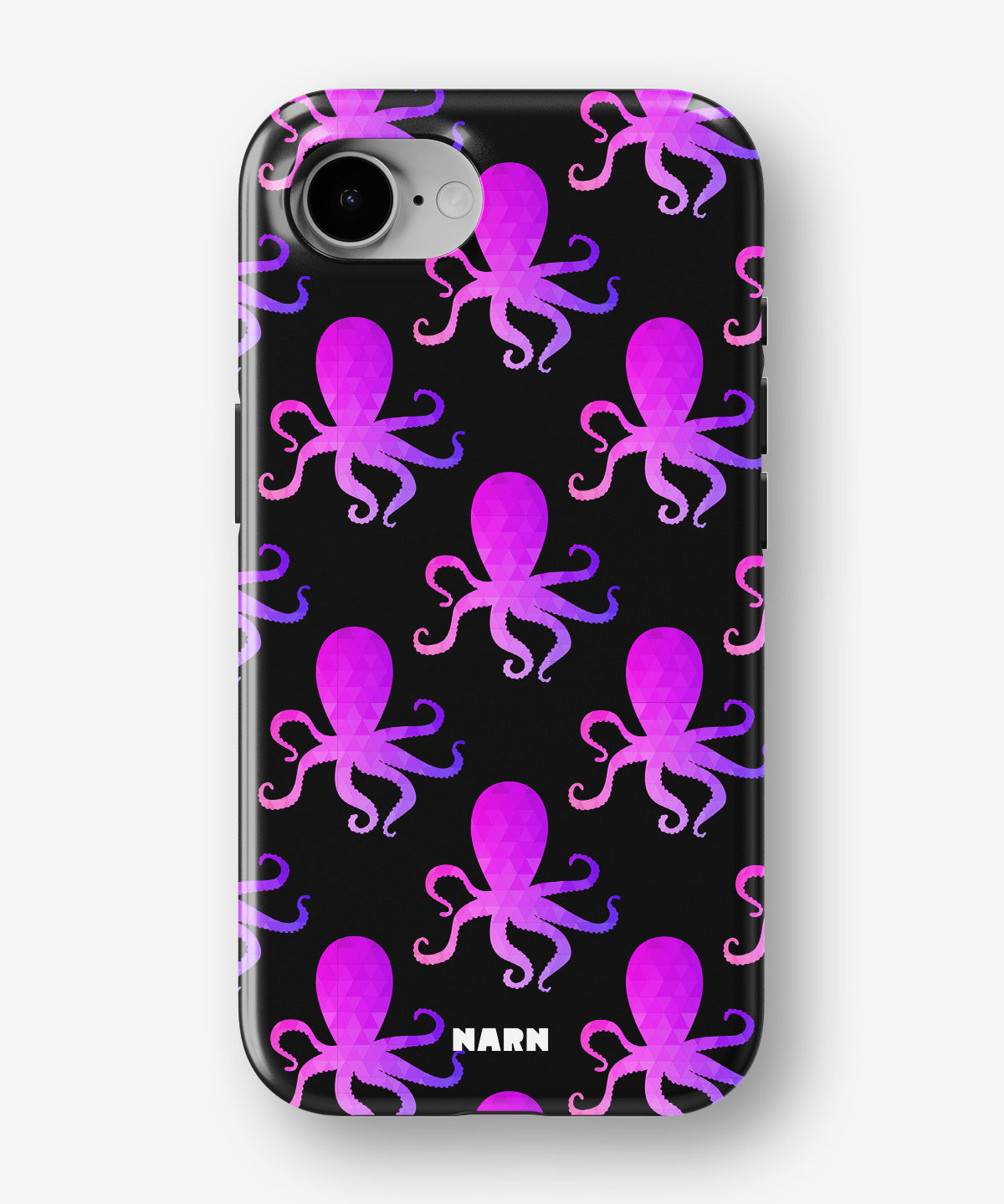 iPhone 16e Tough Case – Octopus Pattern - View 1