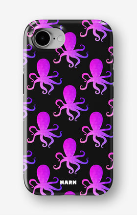 iPhone 16e Tough Case – Octopus Pattern - View 1