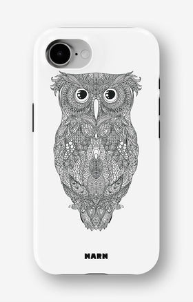 iPhone 16e Tough Case – Owl - View 1