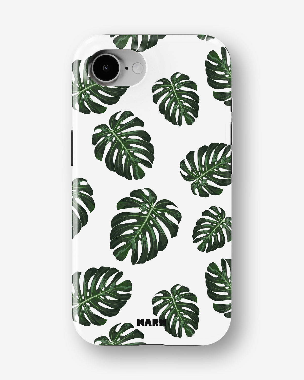 iPhone 16e Tough Case – Monstera Pattern - View 1