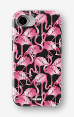 iPhone 16e Tough Case – Flamingos - View 1