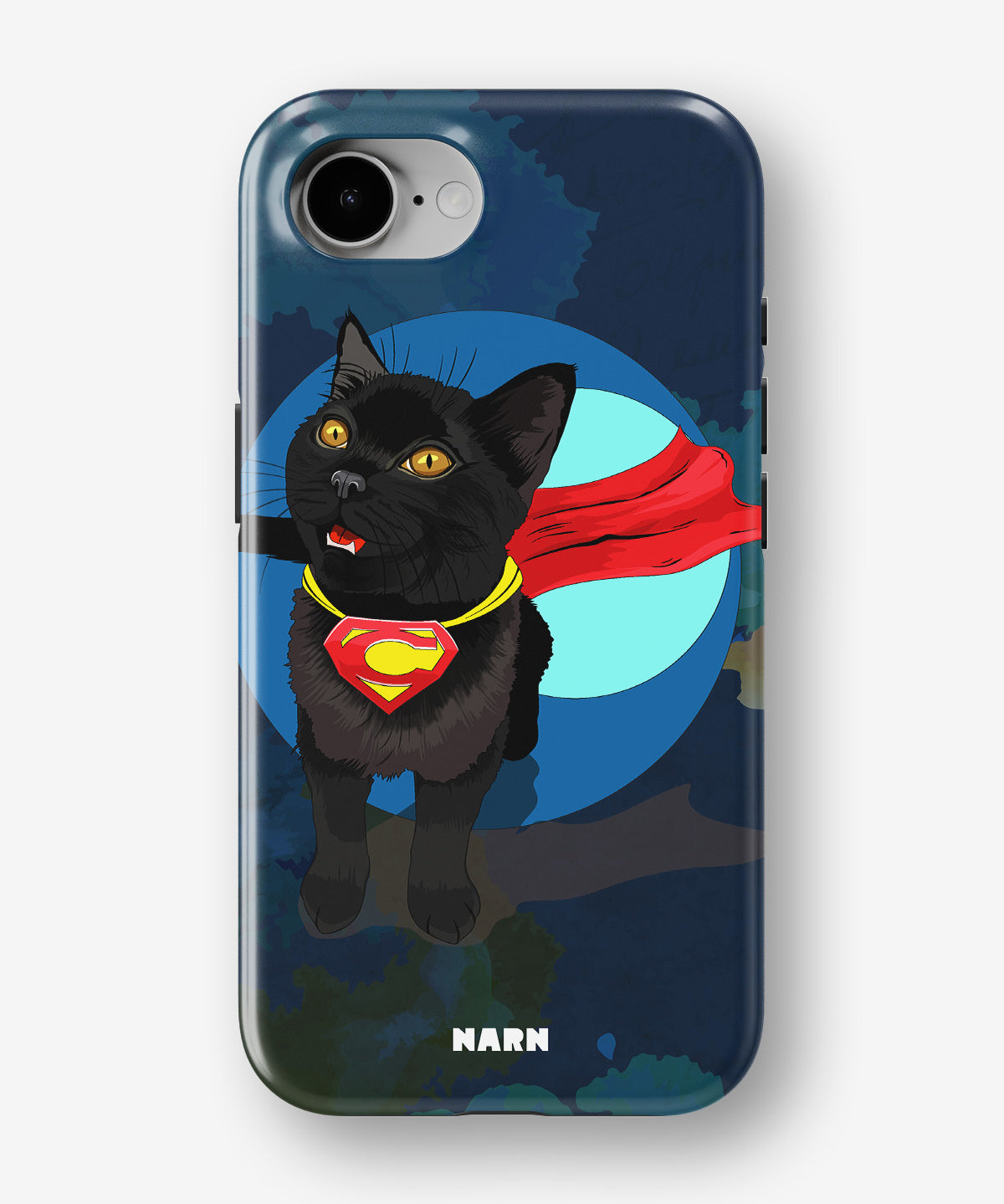 iPhone 16e Tough Case – Super Cat - View 1