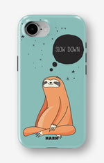 iPhone 16e Tough Case – Slow Down Sloth - View 1