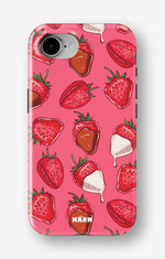 iPhone 16e Tough Case – Strawberry Chocolate - View 1