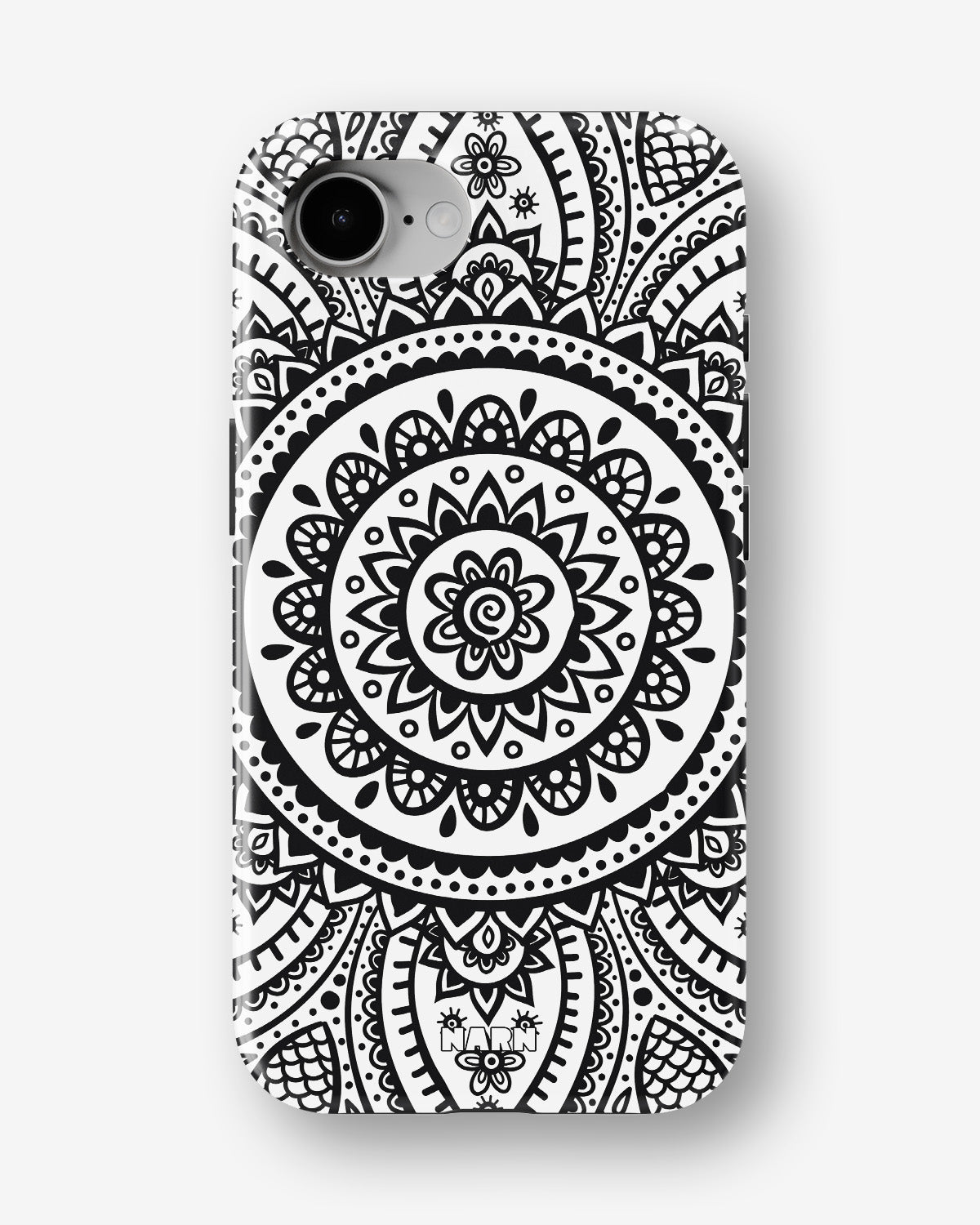 iPhone 16e Tough Case – Henna Mandala - View 1