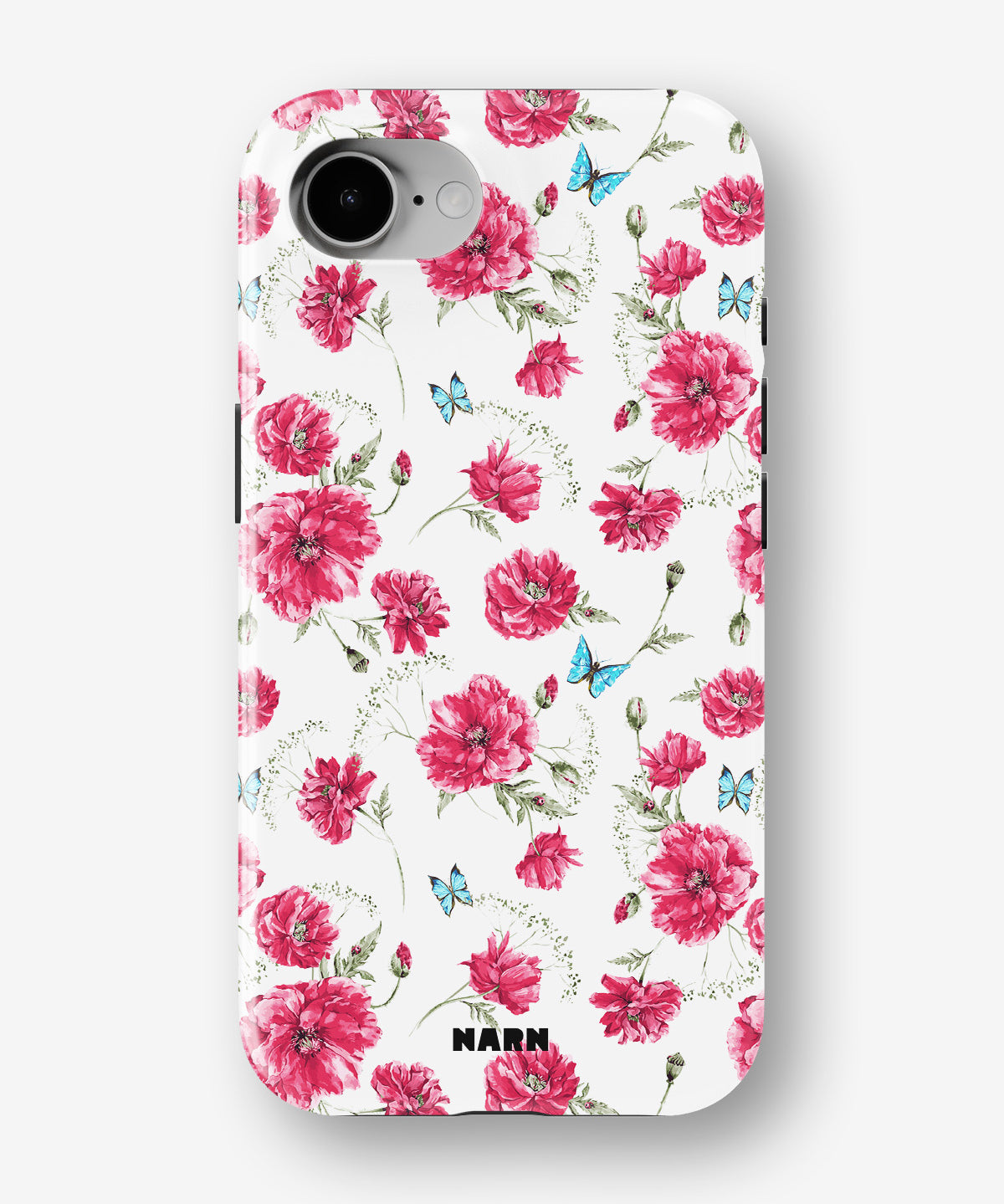 iPhone 16e Tough Case – Poppies in Bloom - View 1