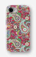 iPhone 16e Tough Case – Paisley Paradise - View 1