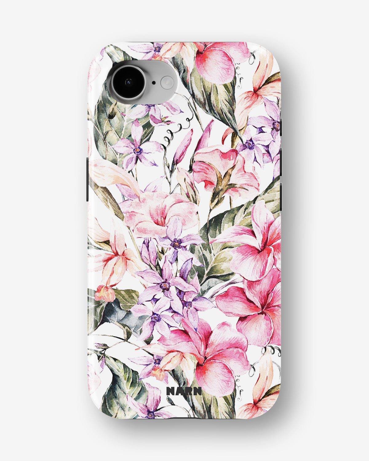iPhone 16e Tough Case – Watercolor Flowers - View 1