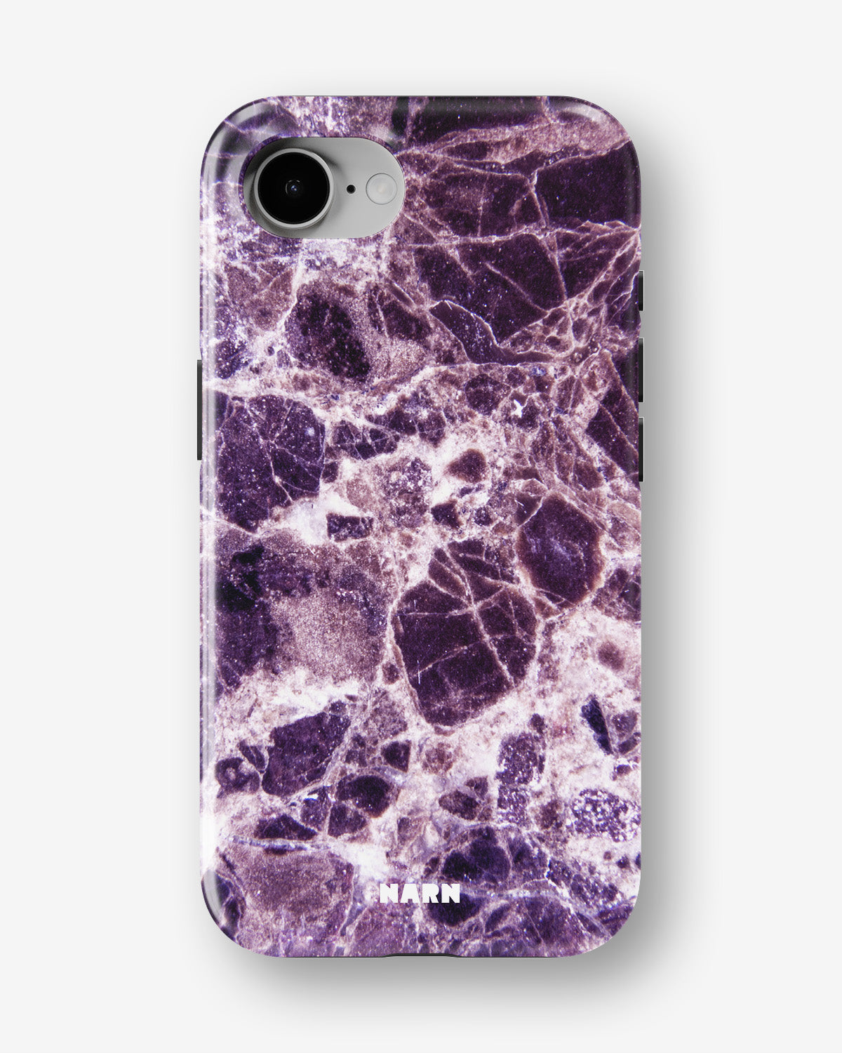 iPhone 16e Tough Case – Purple Marble - View 1