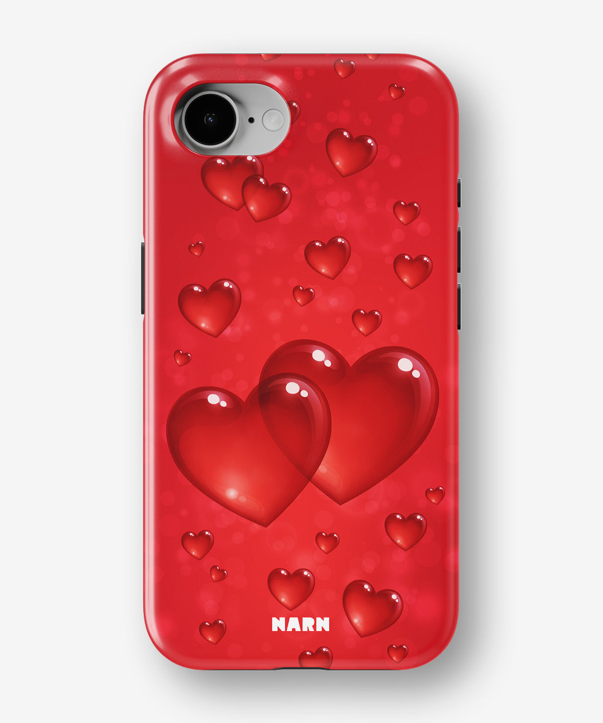 iPhone 16e Tough Case – Red Romance - View 1
