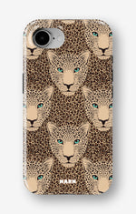 iPhone 16e Tough Case – Leopard Gaze - View 1
