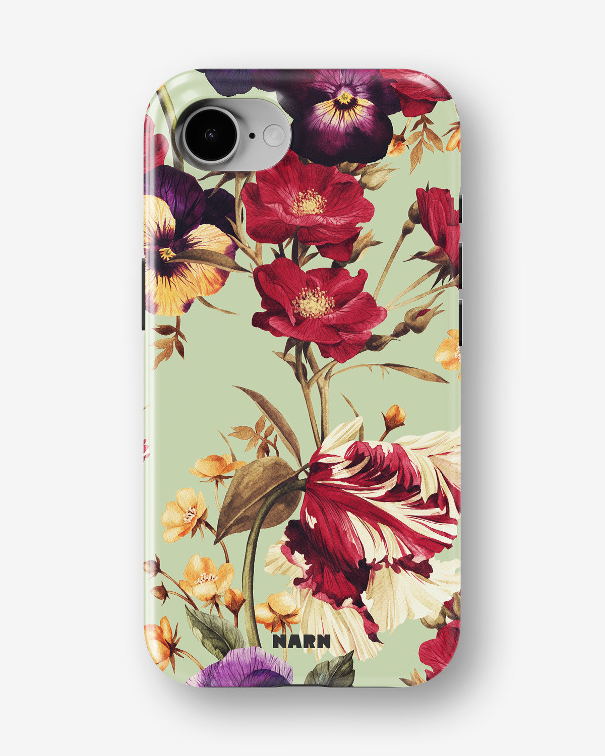 iPhone 16e Tough Case – Pansy Pansy - View 1