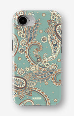iPhone 16e Tough Case – Paisley Green - View 1
