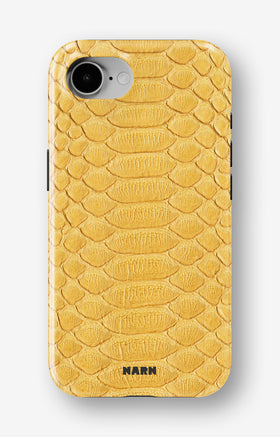 iPhone 16e Tough Case – Yellow Snake - View 1