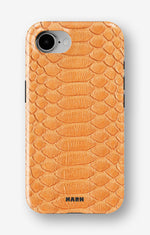 iPhone 16e Tough Case – Orange Snake - View 1