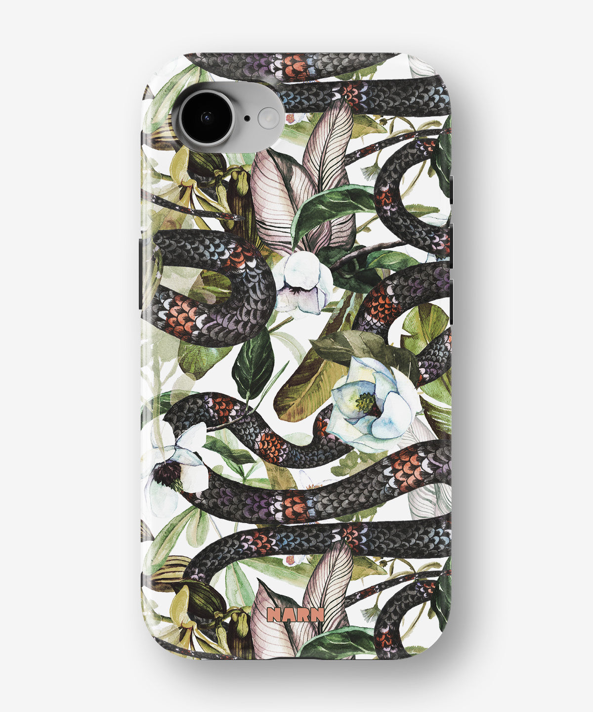 iPhone 16e Tough Case – Jungle Snake - View 1