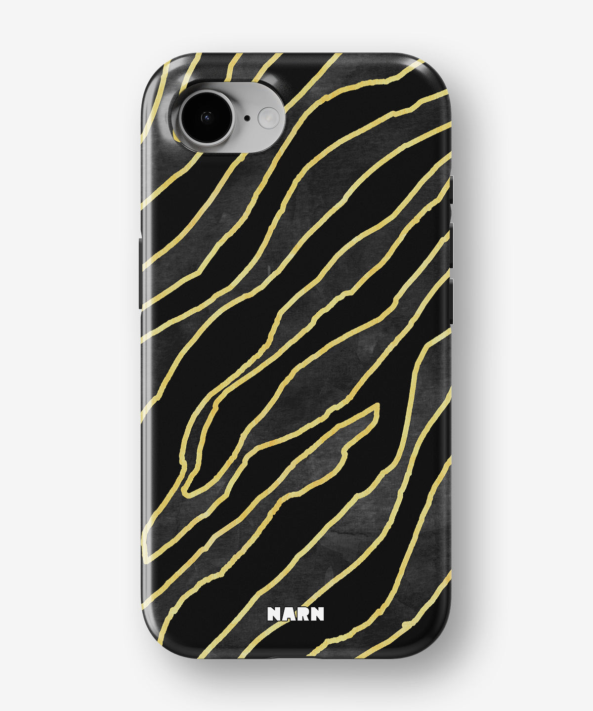 iPhone 16e Tough Case – Golden Zebra - View 1