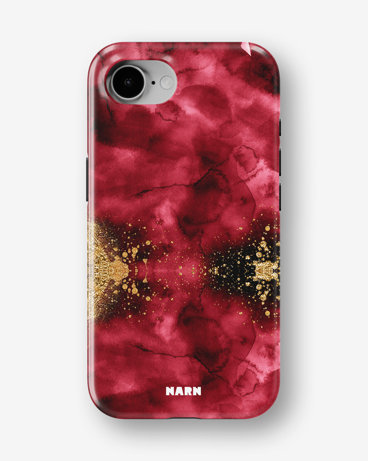 iPhone 16e Tough Case – Burgendy Shimmer - View 1