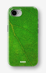 iPhone 16e Tough Case – Green Leafy - View 1