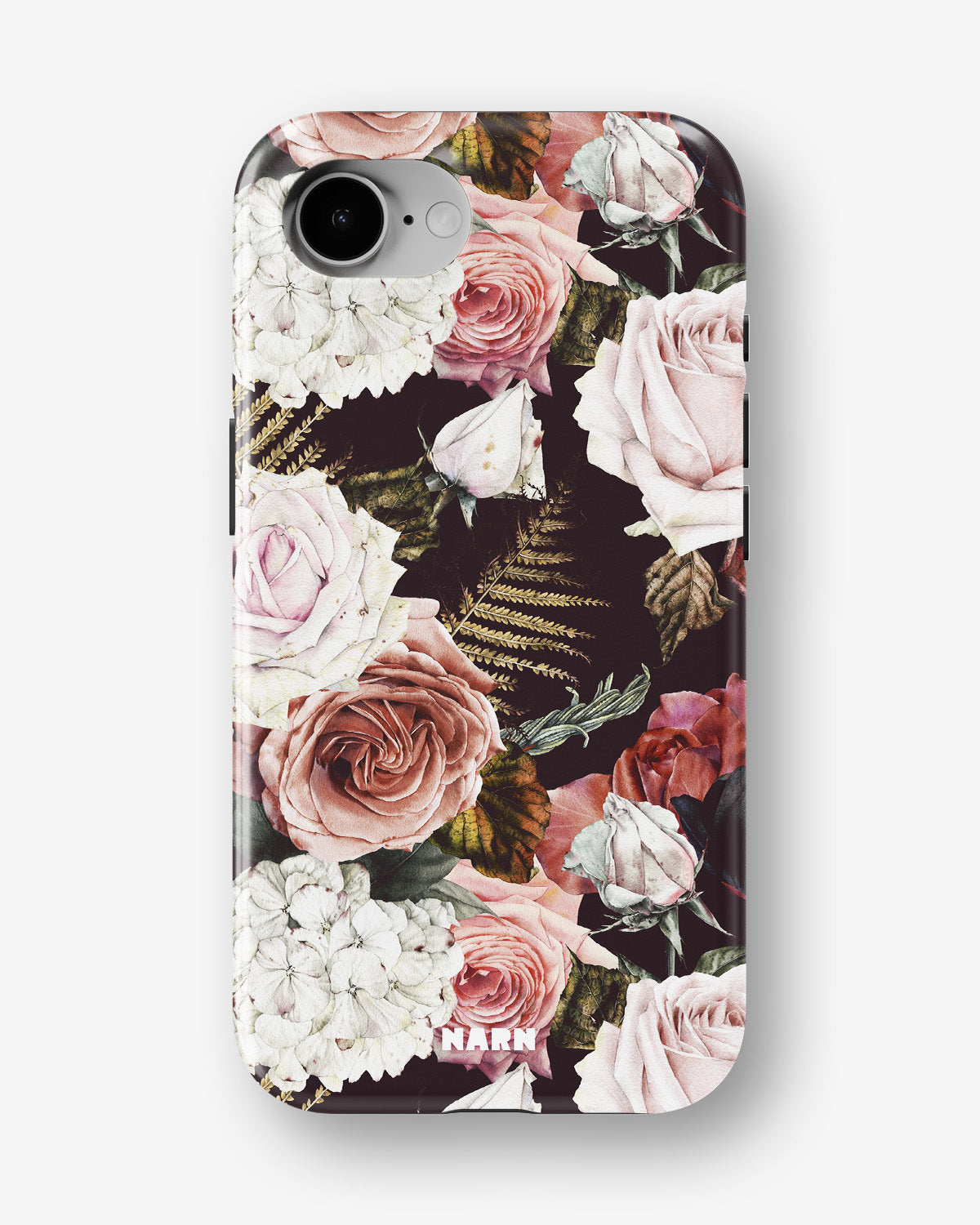 iPhone 16e Tough Case – Midnight Roses - View 1