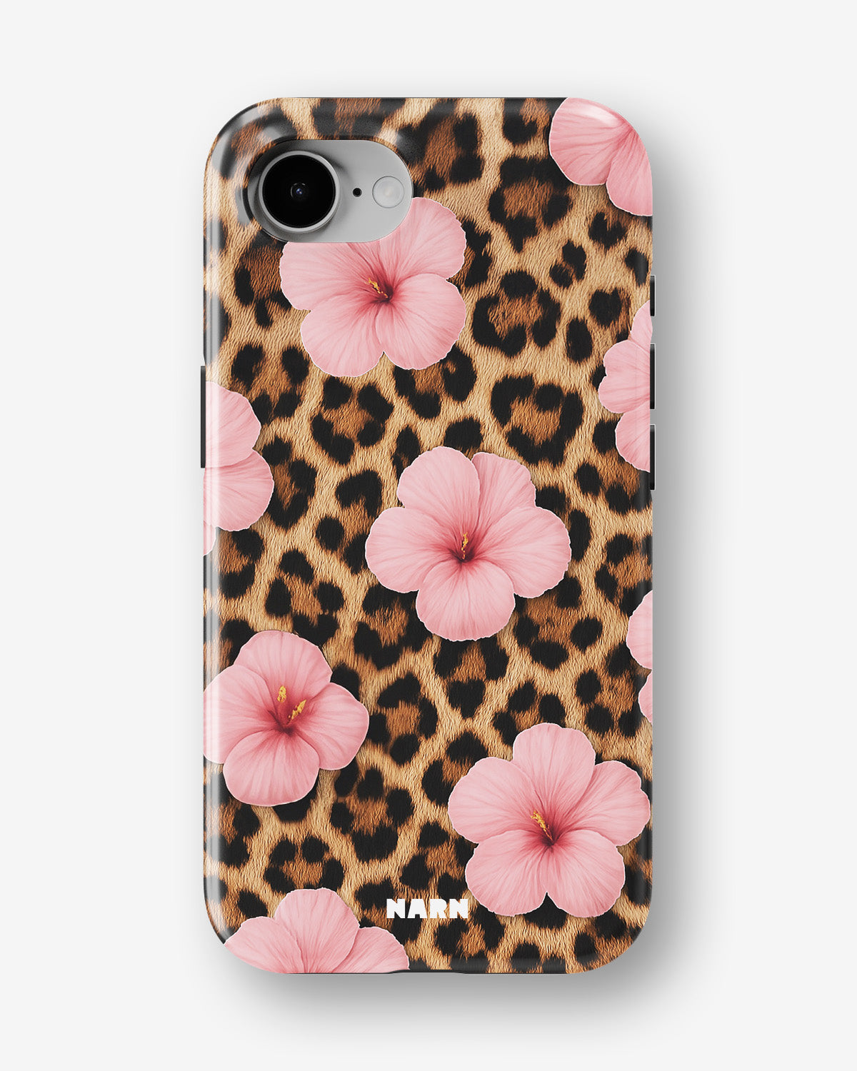 iPhone 16e Tough Case – Leopard Flower - View 1