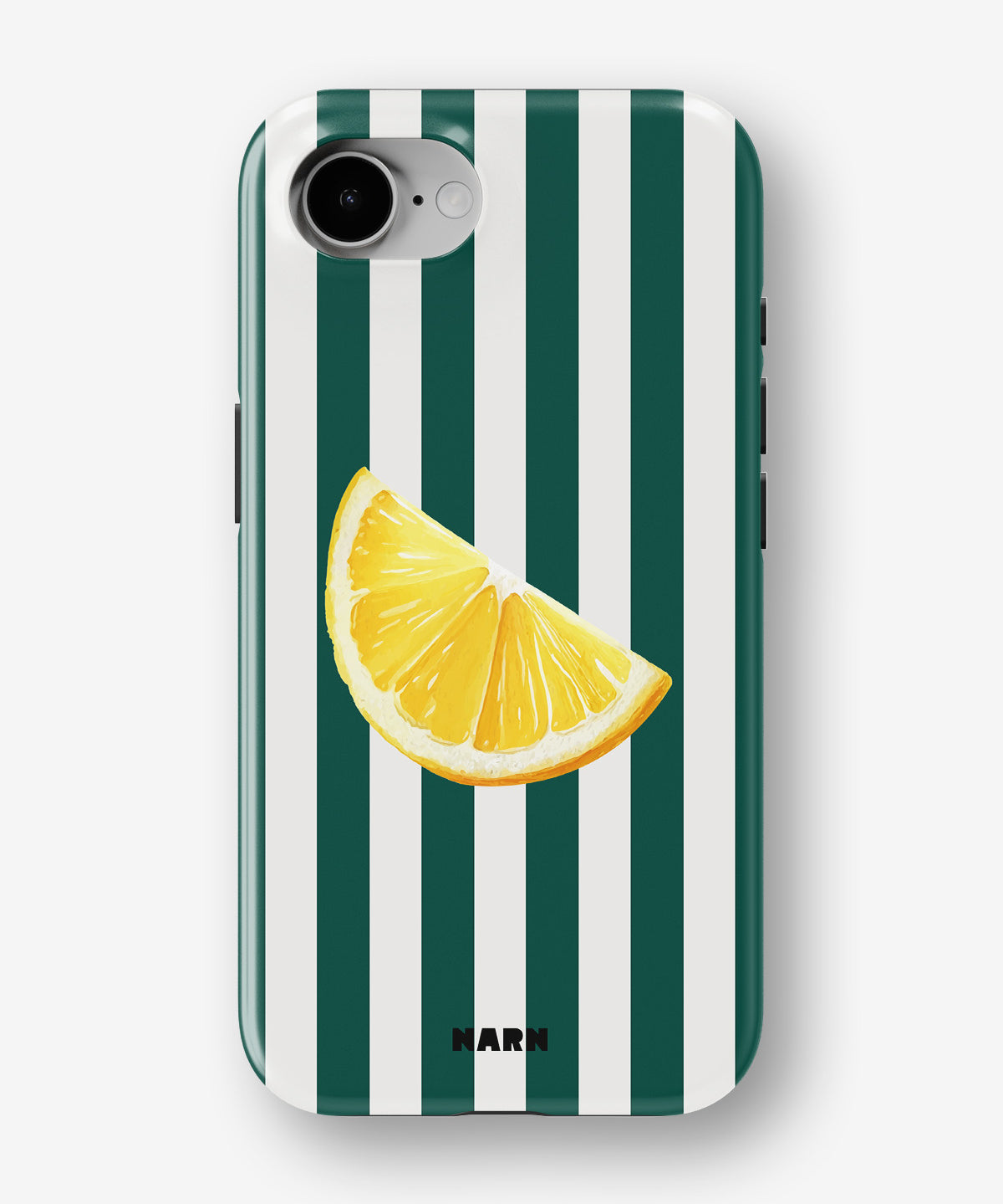 iPhone 16e Tough Case – Lemon Stripes - View 1