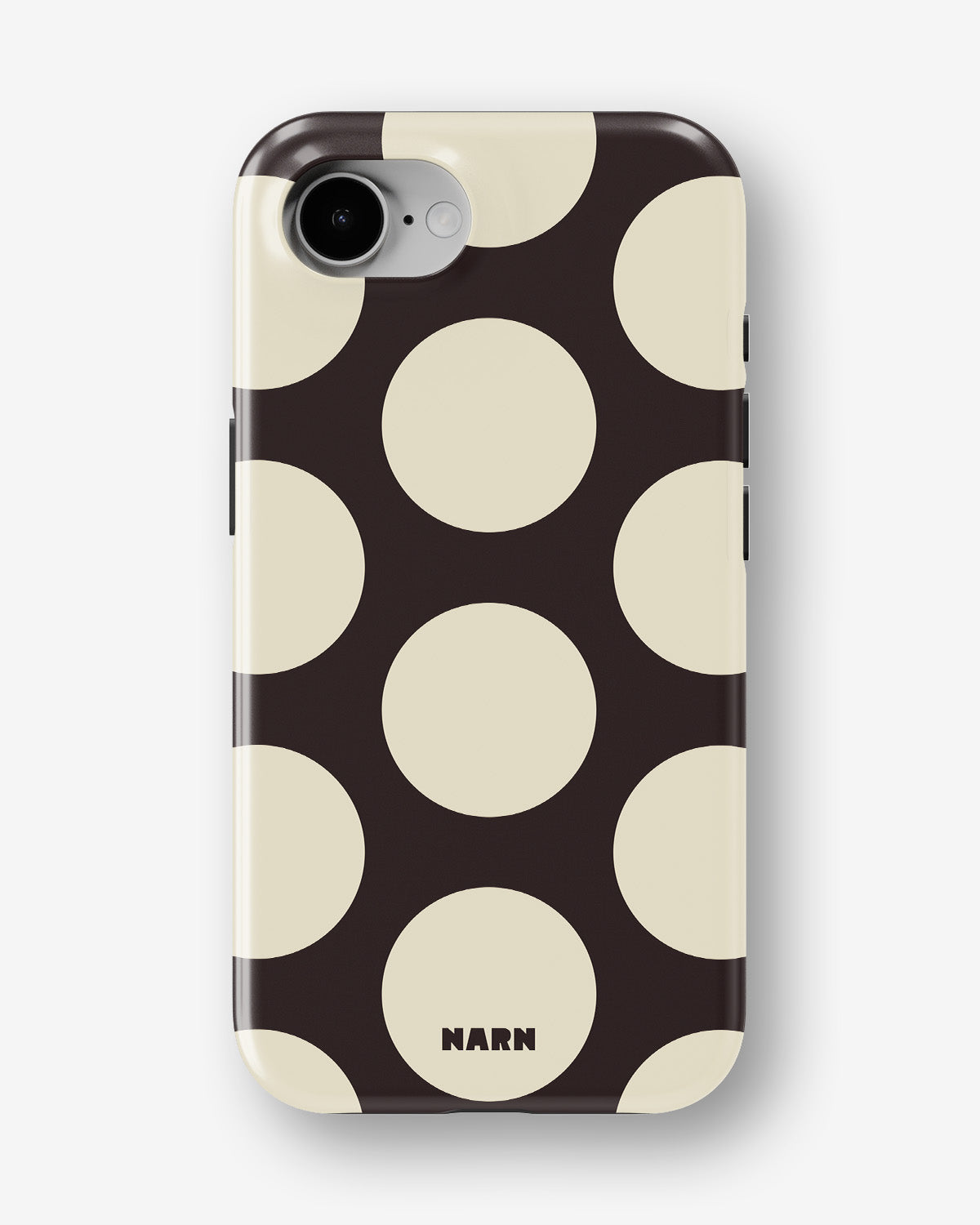 iPhone 16e Tough Case – Bold Dots - View 1