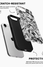 iPhone 16e Tough Case – Grey Crystals - View 2