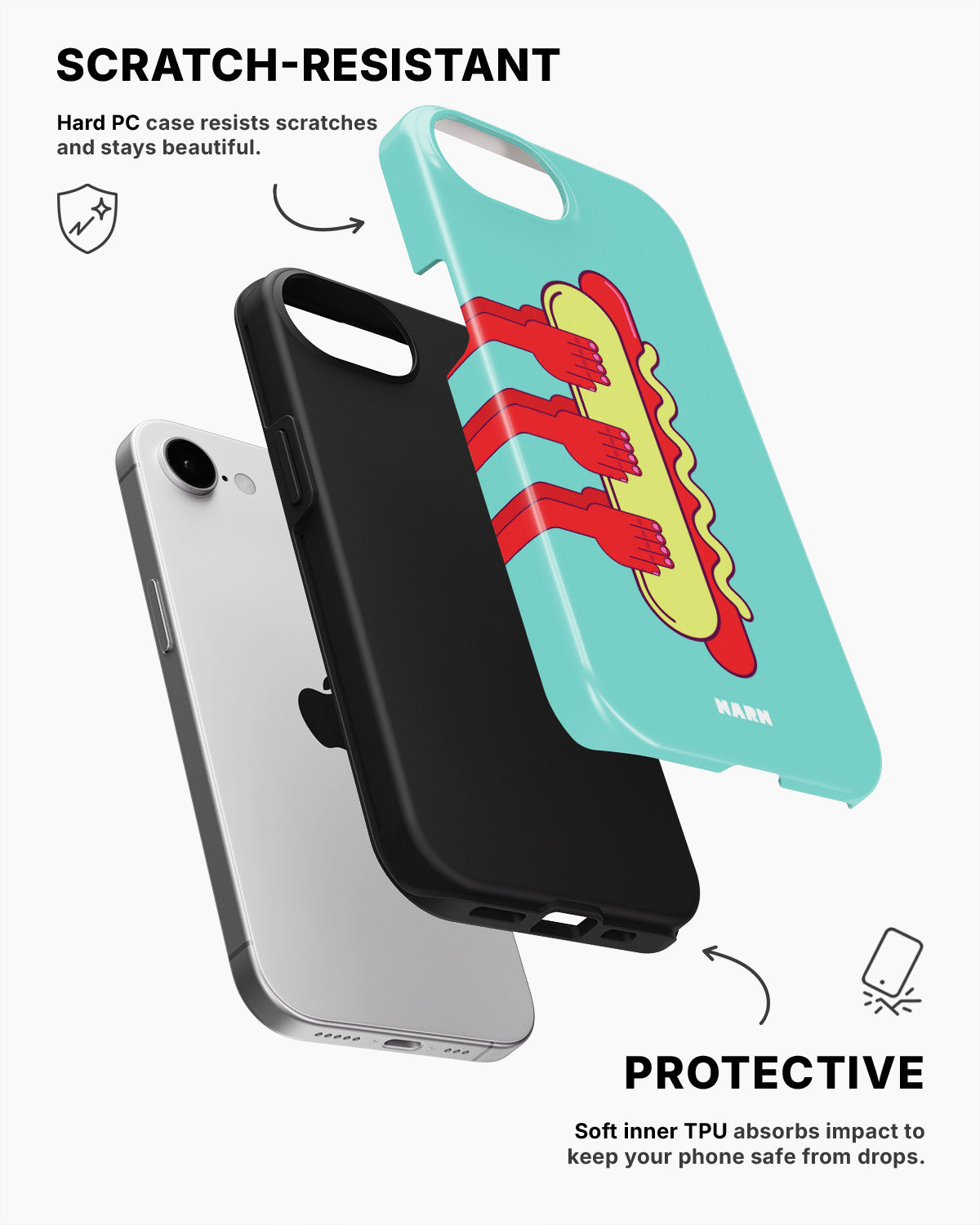 iPhone 16e Tough Case – Hot Dog - View 2