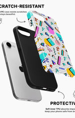 iPhone 16e Tough Case – 80s Memphis - View 2