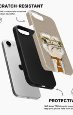 iPhone 16e Tough Case – Hipster Ostrich - View 2