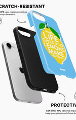 iPhone 16e Tough Case – Lemon Quote - View 2