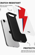 iPhone 16e Tough Case – White Bowie  - View 2