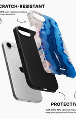 iPhone 16e Tough Case – Blue Agate - View 2