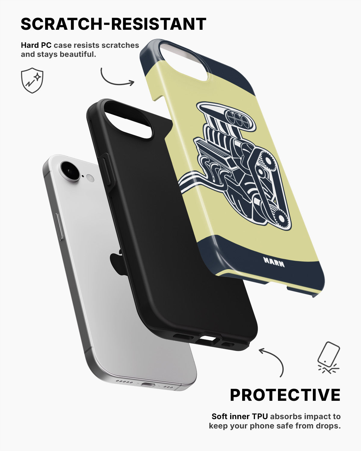 iPhone 16e Tough Case – Engine - View 2
