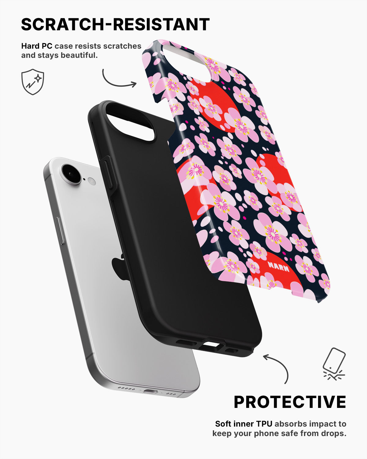 iPhone 16e Tough Case – Tokyo Nights - View 2