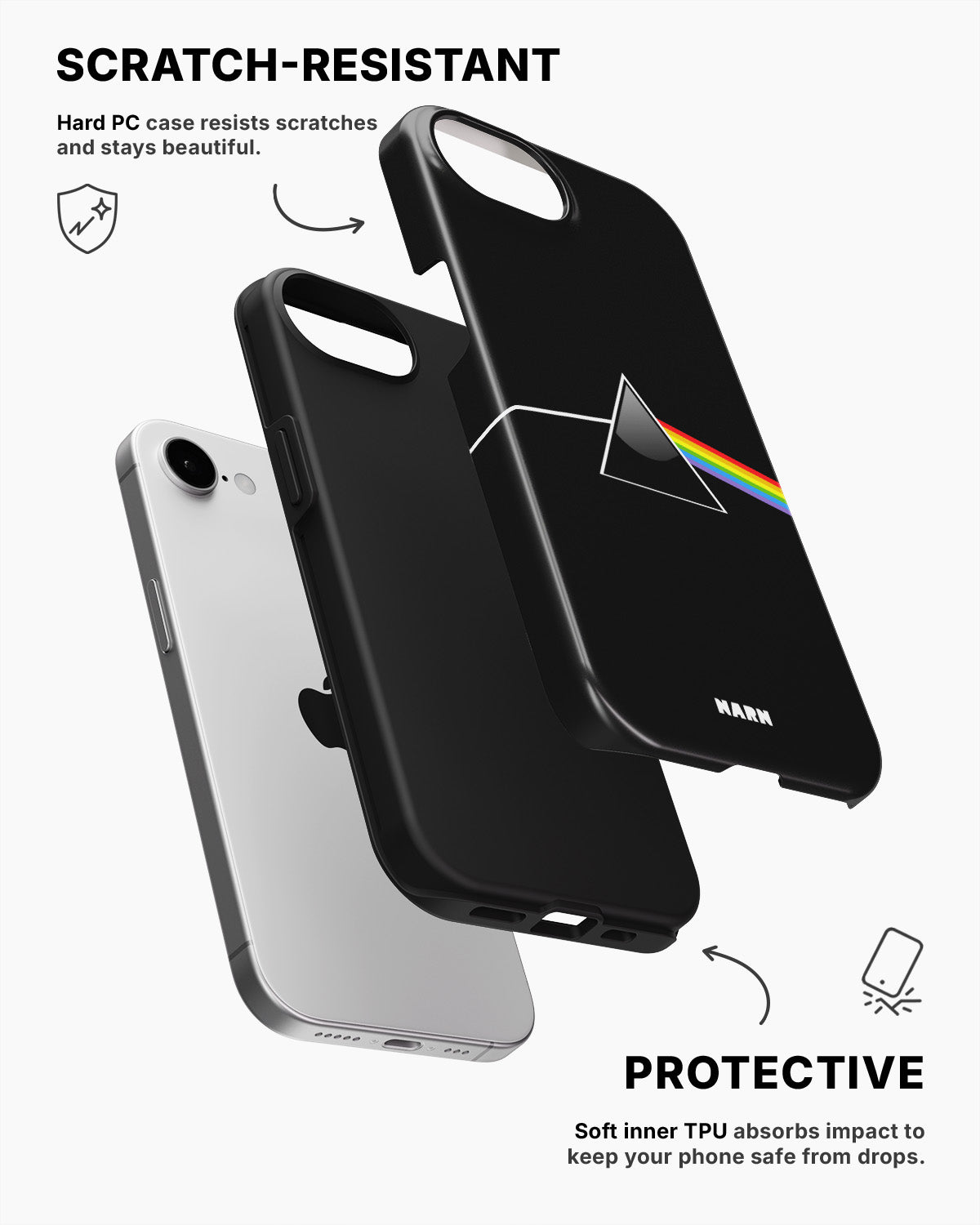iPhone 16e Tough Case – Dark Side - View 2