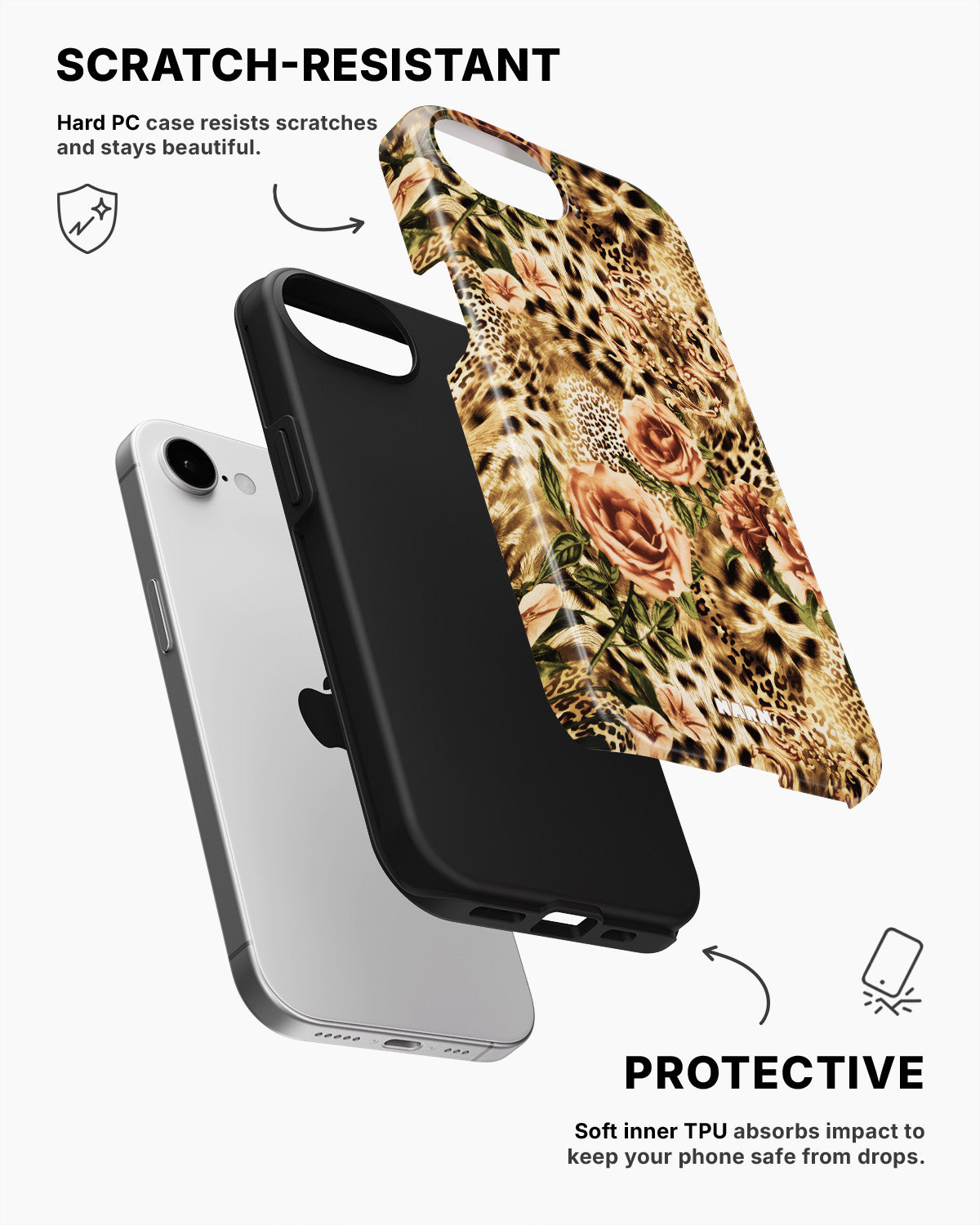 iPhone 16e Tough Case – Leo Roses - View 2