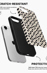 iPhone 16e Tough Case – Marble Dots - View 2