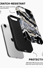 iPhone 16e Tough Case – Dark Swirl - View 2