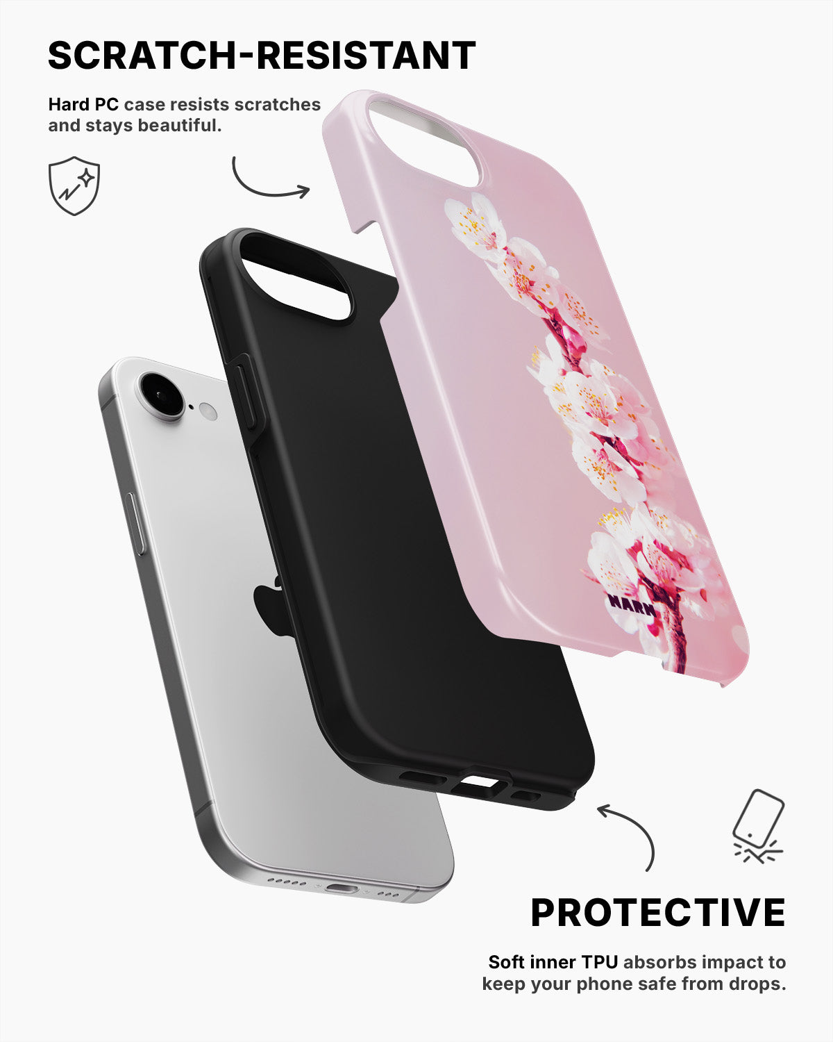 iPhone 16e Tough Case – Pink Harmony - View 2