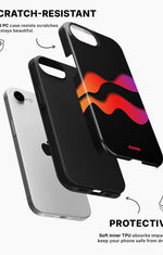 iPhone 16e Tough Case – Color Wave - View 2