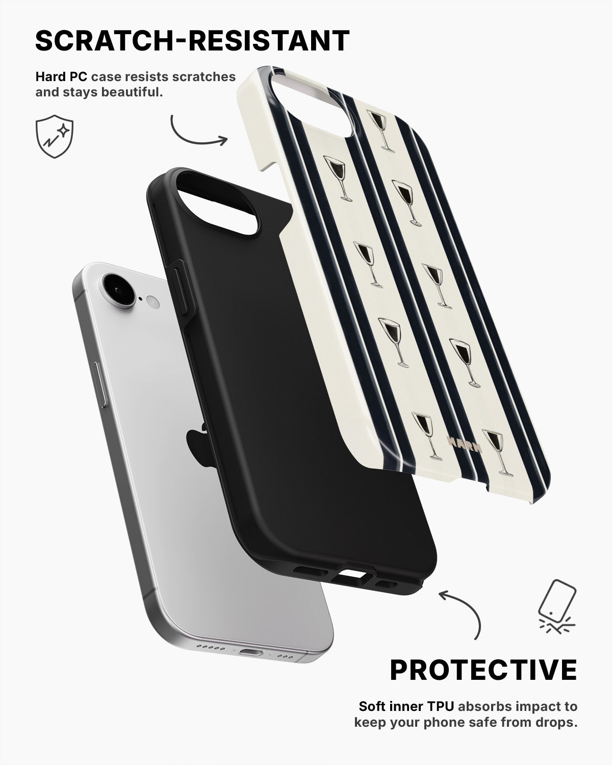 iPhone 16e Tough Case – Sail & Sip - View 2