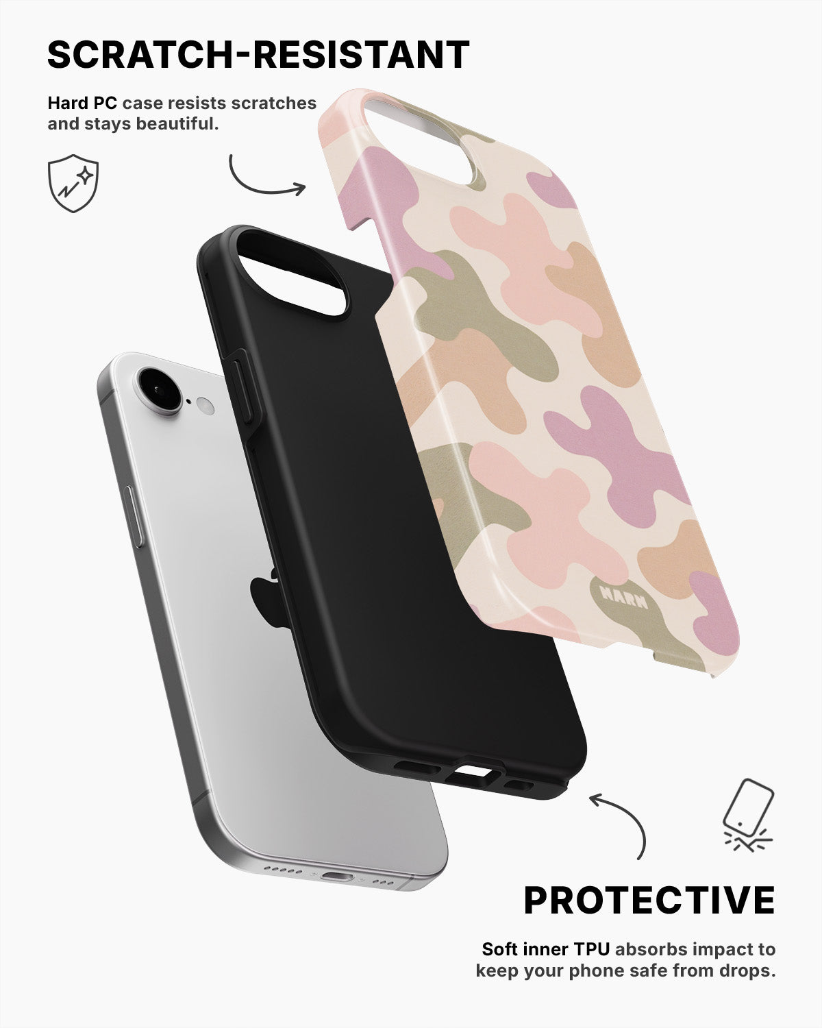 iPhone 16e Tough Case – Dream Camo - View 2