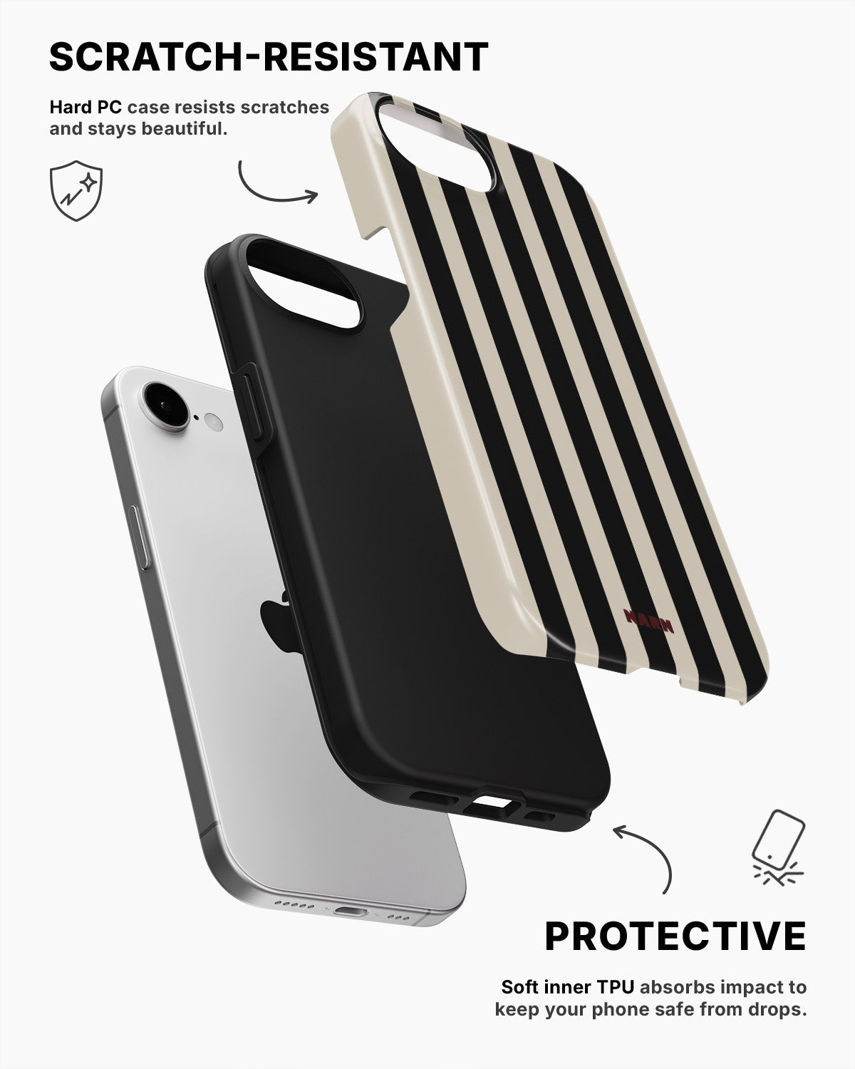 iPhone 16e Tough Case – Classique - View 2