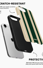 iPhone 16e Tough Case – Vert Stripe - View 2