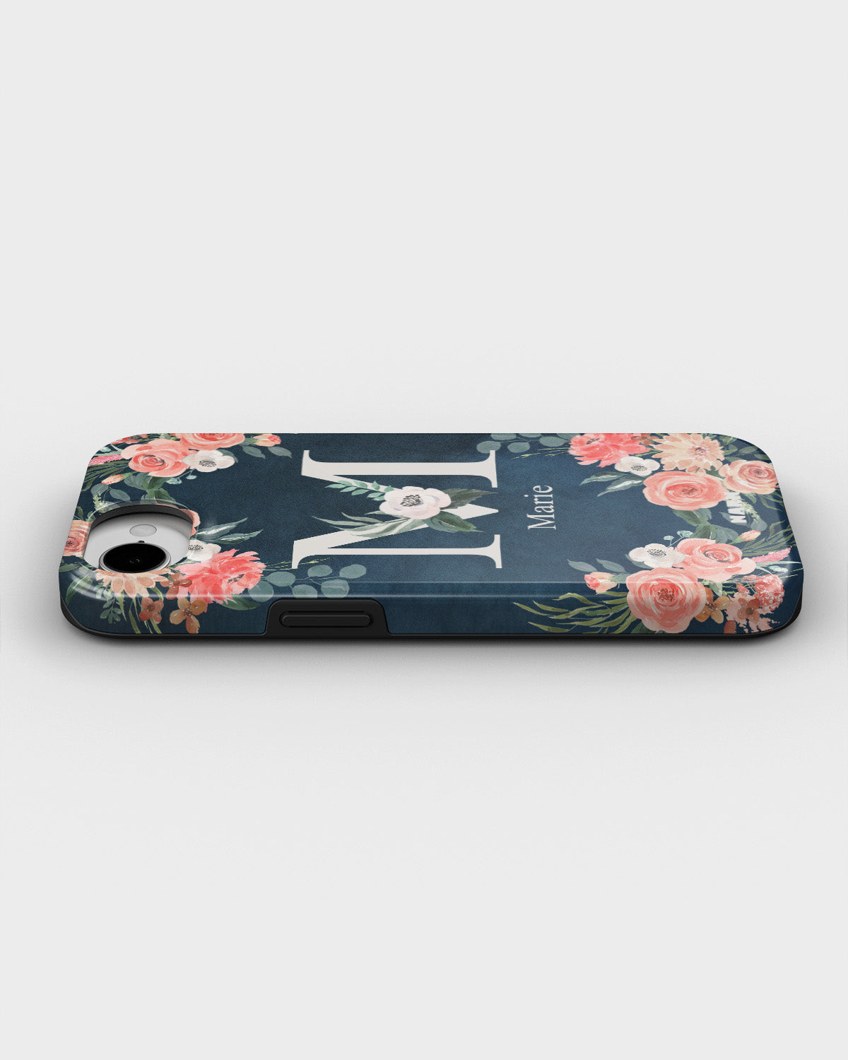 iPhone 16e Tough Case – Custom - Floral - View 3
