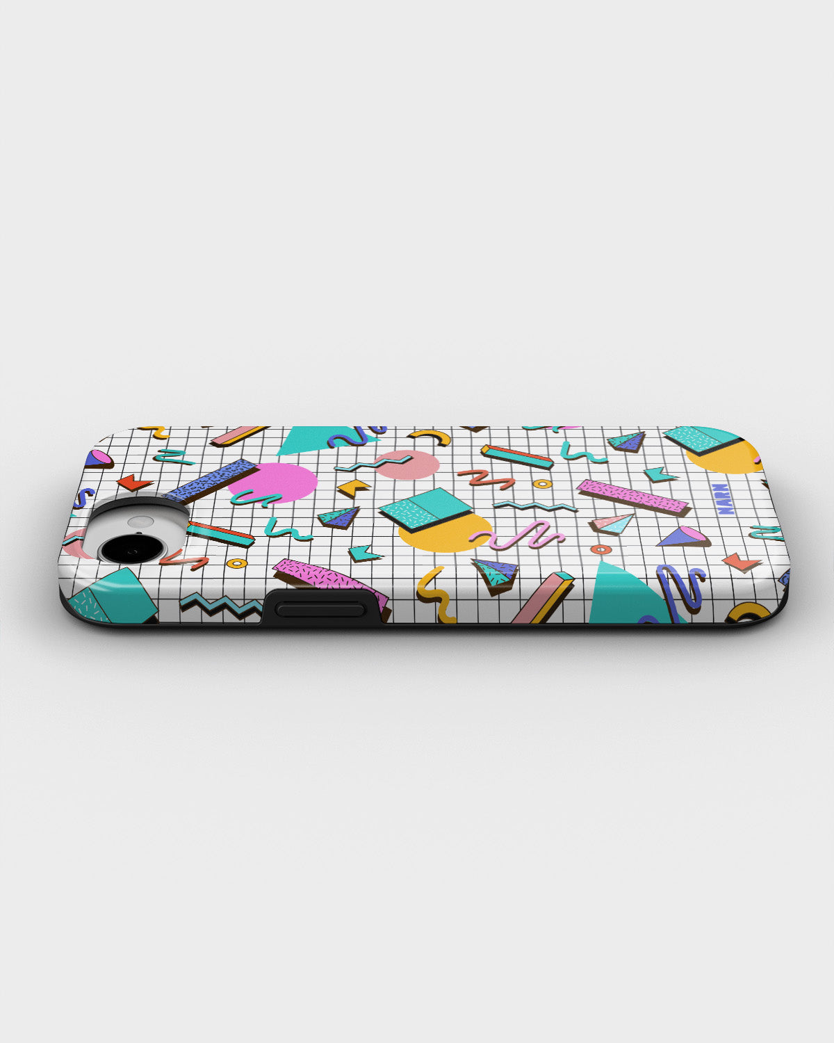 iPhone 16e Tough Case – 80s Memphis - View 3