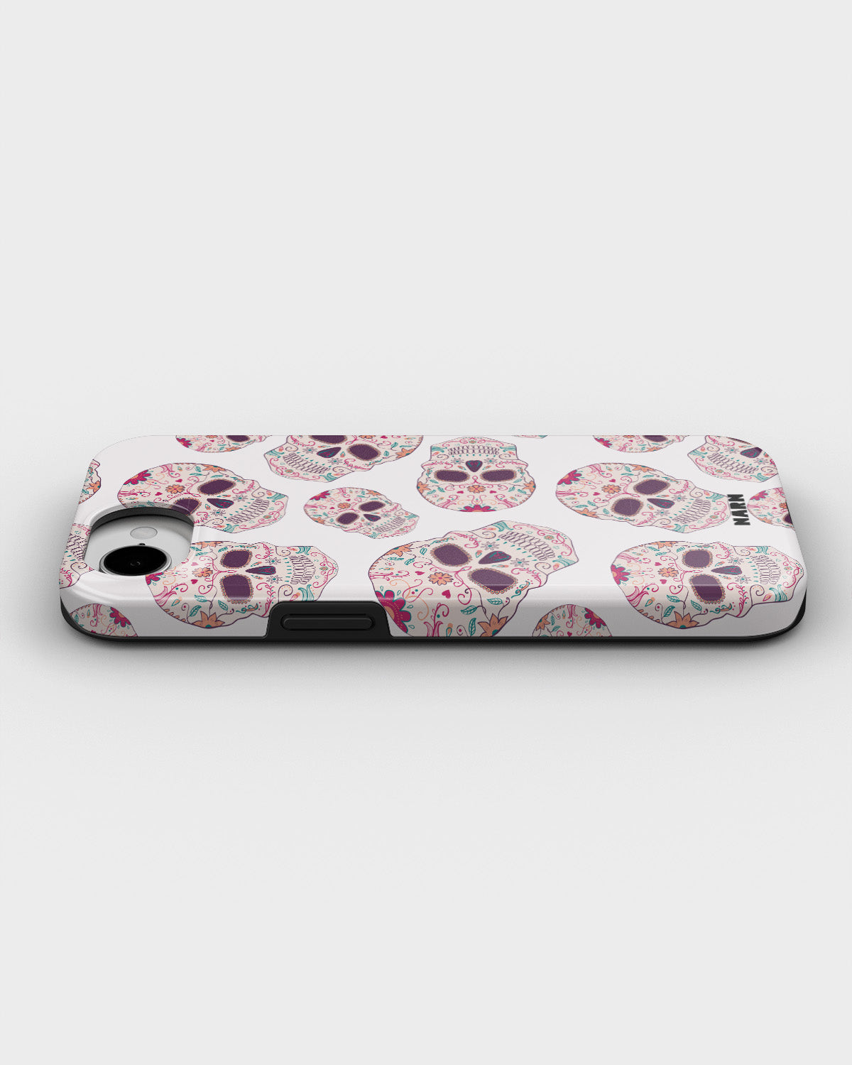 iPhone 16e Tough Case – Calavera Skulls - View 3