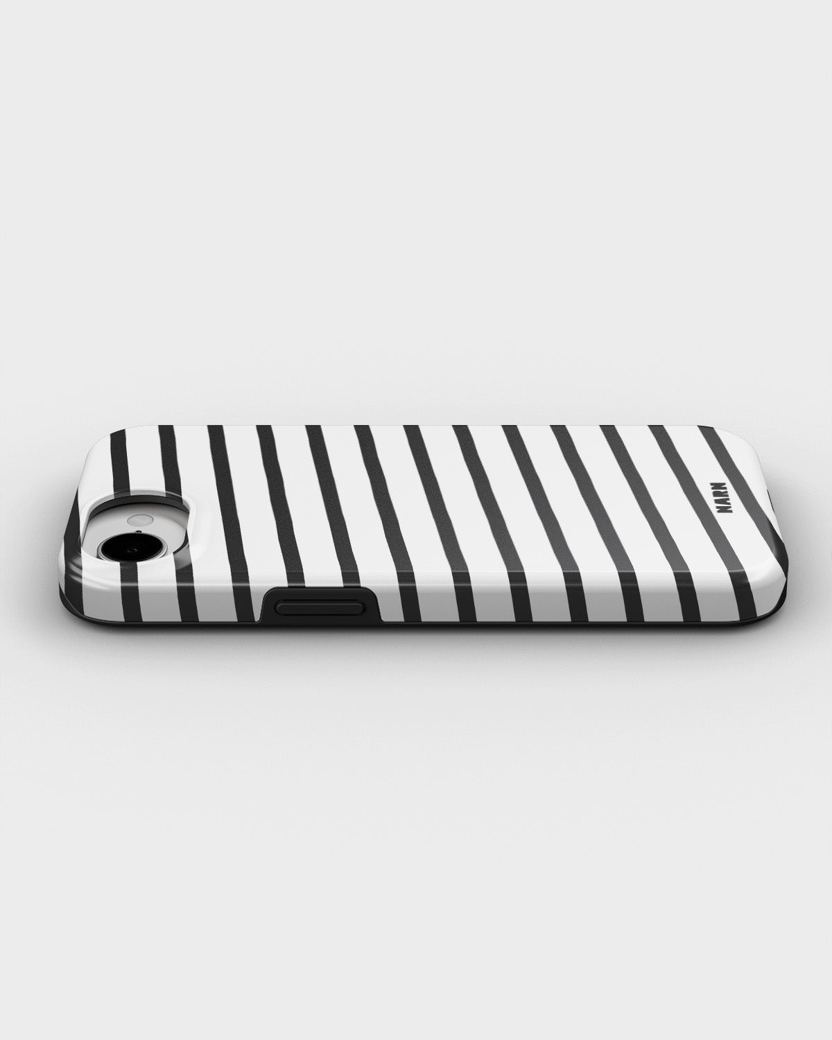 iPhone 16e Tough Case – Black Stripes - View 3